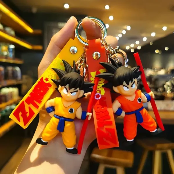 Dragon Ball Son Goku Keychains - Cute Anime, Schoolbag Pendant