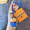 Crayon Shin-chan Keychains Creative Anime Doll Cute Bag Pendant