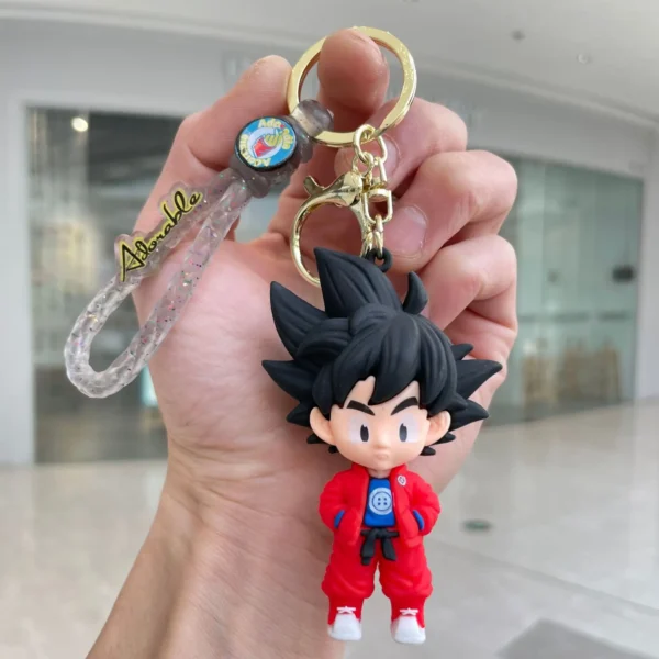 Dragon Ball Keychains Cute Cartoon Car Schoolbag Decor