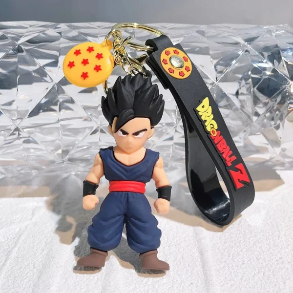 Dragon Ball Keychains - Z Super Saiyan Series, High-Quality PVC