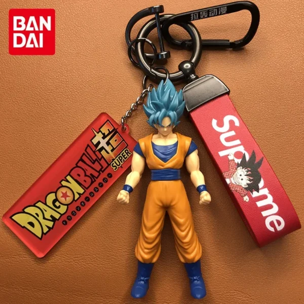 Dragon Ball Z Keychains - Super Saiyan Figures, Car & Bag Charms