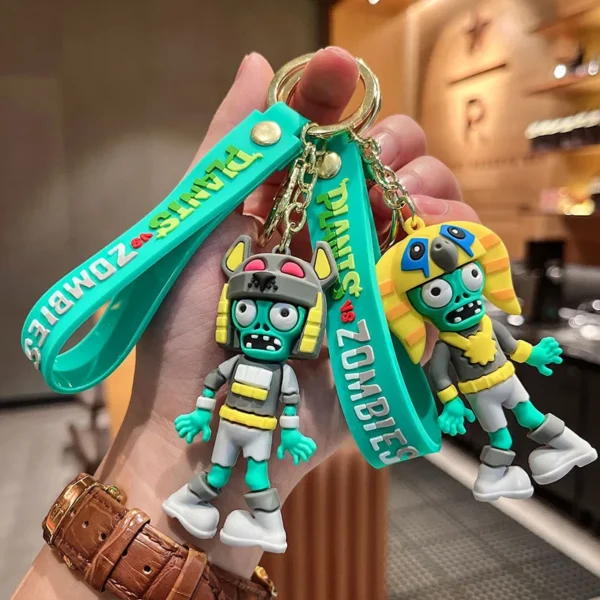 Plants vs. Zombies Keychain Classic Game Doll Car Pendant Toy