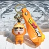 Bandai Anime Crayon Shin-chan Keychains Pikachu Funny Cosplay