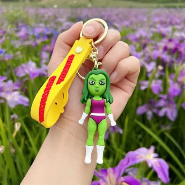 Disney Marvel Anime Keychains: Unique Gamora, She-Hulk Designs