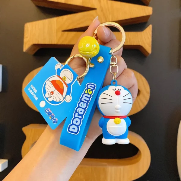 Doraemon Cartoon Anime Keychains Cute Doll PVC 11CM