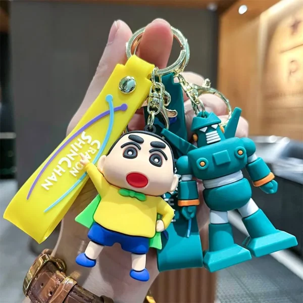 Crayon Shin-chan Keychains Cute Kantamu Robo Doll Toy Gift