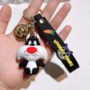 Cartoon Anime Bunny Keychains - Cartoon Doll Design for Car, Bag