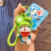 Kawaii Doraemon Keychains: Cute Cartoon Couple Bag Charms