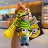 Anime Minions Keychain Cute Cartoon Design Perfect for Keys Bags