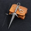 Anime Naruto Kunai Shuriken Konoha Ninja Pendant Keychains Toys