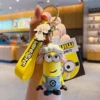 Anime Minions Keychain Cute Cartoon Design Perfect for Keys Bags