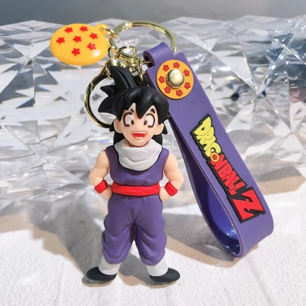 Dragon Ball Keychains - Z Super Saiyan Series, High-Quality PVC