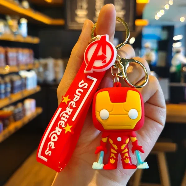 DC Marvel Keychains - Spiderman, Avengers, Iron Man