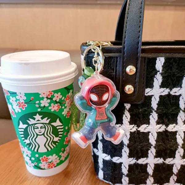 Spider-Man Keychains - Cute Cartoon, Trendy Car Accessory