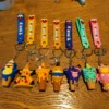 Pokemon Keychains - Pikachu Anime Figures, Kawaii Car Key Rings