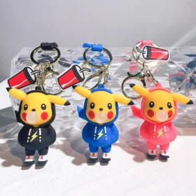 Kawaii Pokemon Pikachu Keychains - Fashion Doll Pendant for Bags & Cars