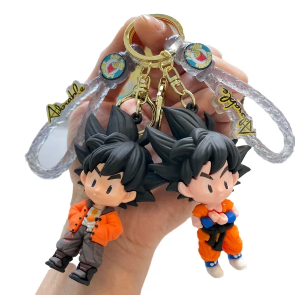 Dragon Ball Keychains Cute Cartoon Car Schoolbag Decor