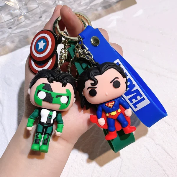 DC Universe Keychains - Batman, Superman, Wonder Woman Models