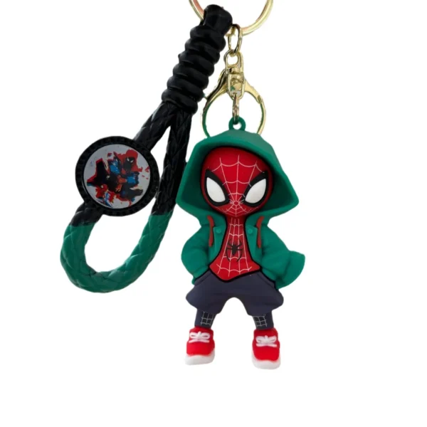 Anime Spiderman Keychains Action Figure Pendant, Bag Chain