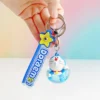 Doraemon Swimming Ring Keychains Cute Doll Floating Fun