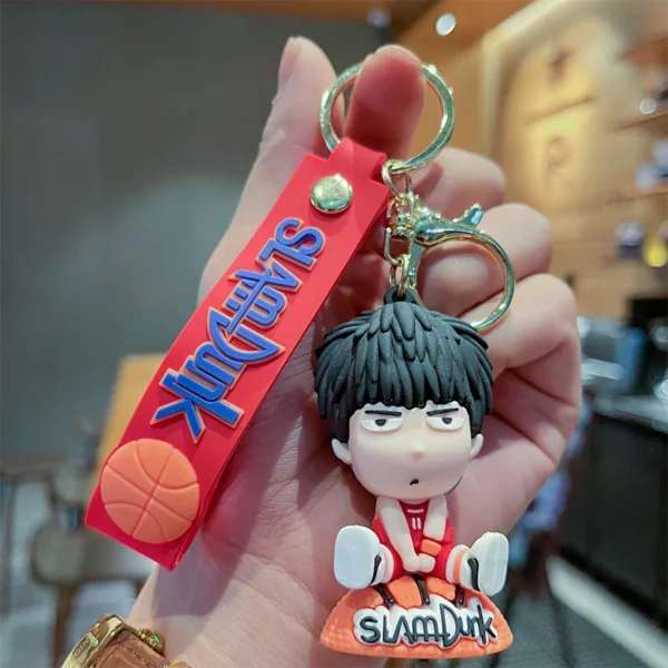 Slam Dunk Master Keychains Anime Cartoon Sakura Flower Maple Doll Pendant