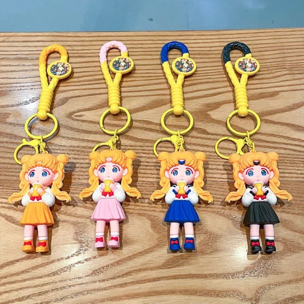 Sailor Moon Keychains - Cute Design, Perfect Gift for Women & Girls