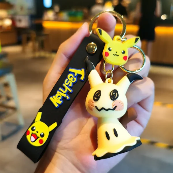 Pokémon Anime Keychains - Raichu, Pikachu, Pichu, Mimikyu, Togedemaru Figures