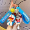 Doraemon Cartoon Anime Keychains Cute Doll PVC 11CM