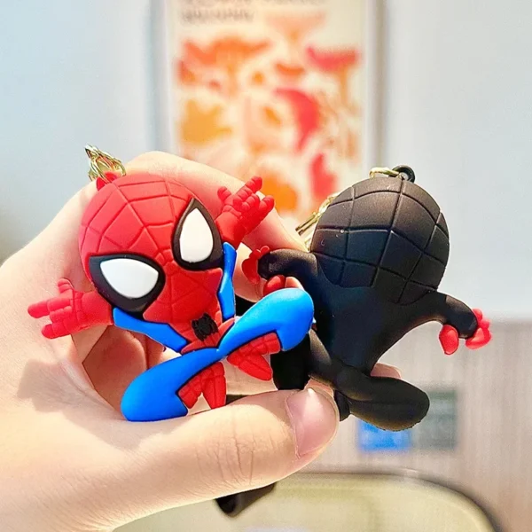 Disney Marvel Spider-Man Keychains: Creative PVC Action Figures