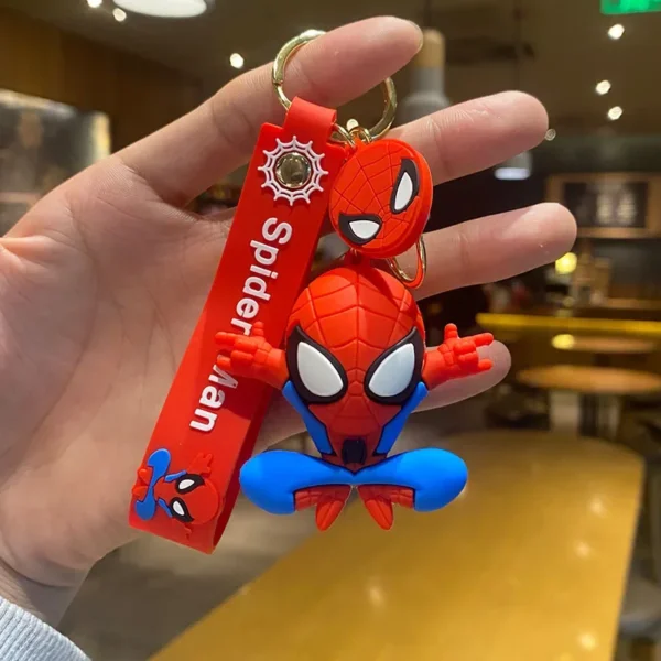 Marvel Spider Man Keychains - Cute Doll Pendant, Avengers Style