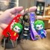 Anime Cartoon Marvel Batman Joker Keychains - Halloween Series Doll Pendant