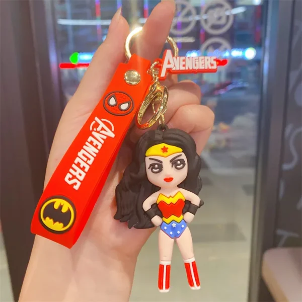 DC Comics Keychains - Batman Wonder Woman Suicide Squad Anime