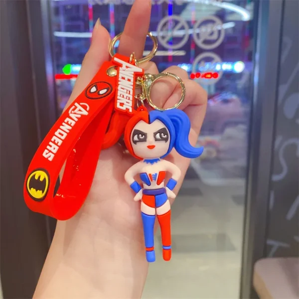 DC Comics Keychains - Batman Wonder Woman Suicide Squad Anime