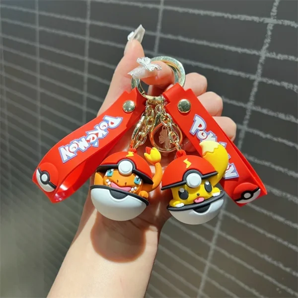 Cute Pikachu Keychains - Pocket Monster Doll, Car Pendant Keyrings