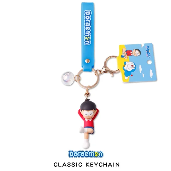 Doraemon Cartoon Anime Keychains Cute Doll PVC 11CM