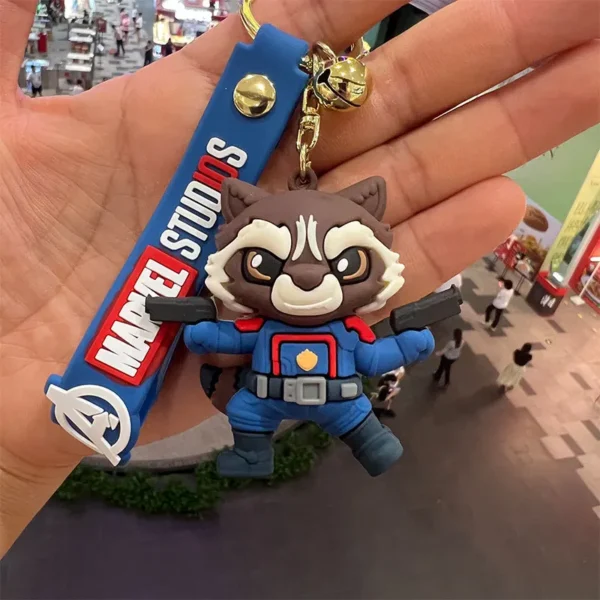 Marvel Guardians Keychains - Groot, Rocket, Raccoon for Fans