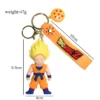 Dragon Ball Keychains - Z Super Saiyan Series, High-Quality PVC