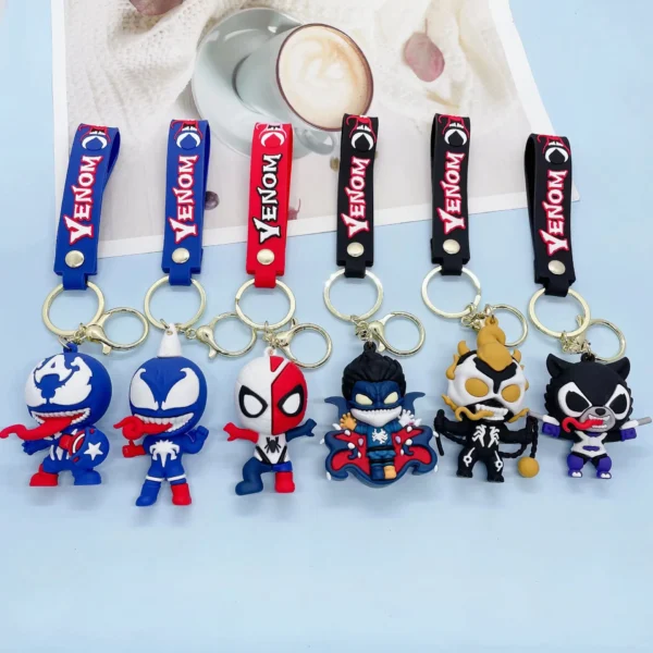 Disney Marvel Venom Keychains - Movie Fan Must-Have