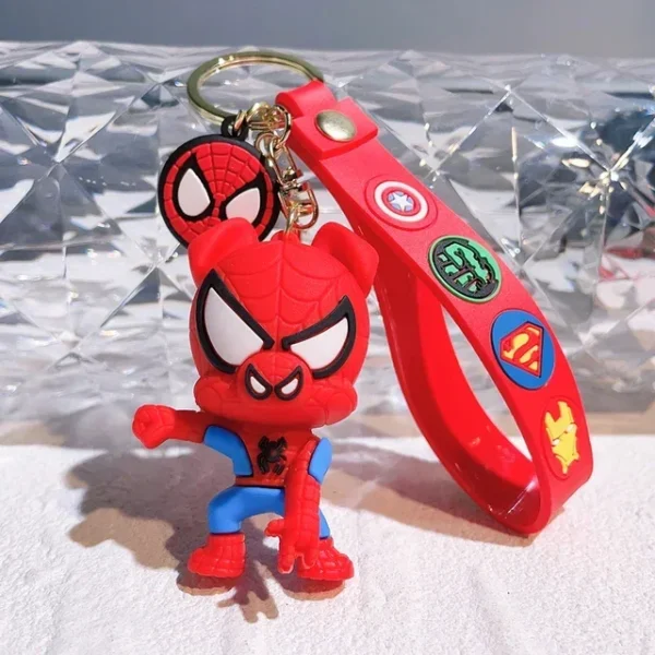 Spider-Man Across the Spider-Verse Keychains Action Figures