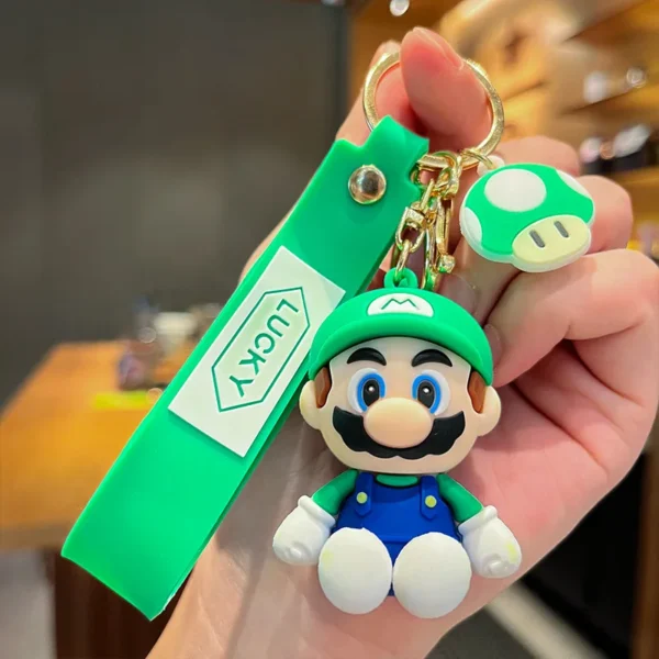 Super Mario Keychains Classic Game Character Models Bookbag Accessories