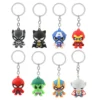 Marvel Heroes Keychains - Iron Man, Captain America, Spiderman Designs