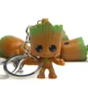 Disney Marvel Baby Groot Keychains - Cute Anime Figure Toy