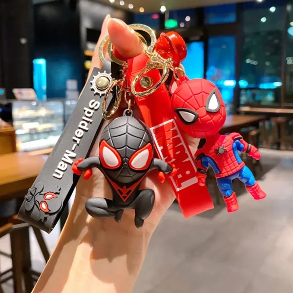 Marvel Avengers Keychains Spider Man, Iron Man, Captain America Dolls