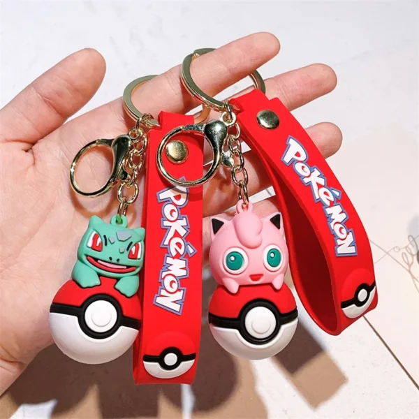 2024 Pikachu Keychains - Pokemon Inspired, Unisex Doll Key Pendants