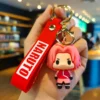 Naruto Anime PVC Keychains - Sakura, Kakashi, Gaara, Uzumaki Figures