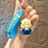 Cartoon Minions Keychain Despicable Me PVC Doll Car Pendant Toy