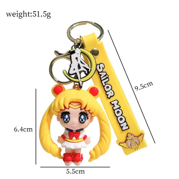 Sailor Moon Figure Keychains, Creative Gifts, 6 Color Options