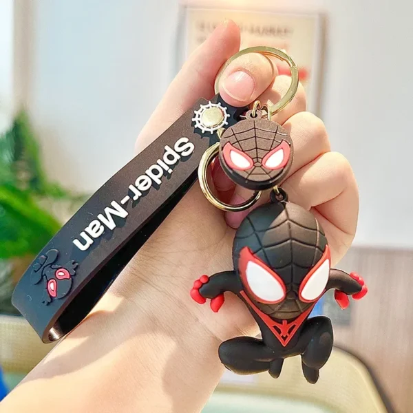 Disney Marvel Spider-Man Keychains: Creative PVC Action Figures