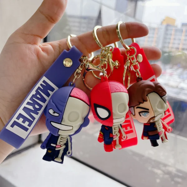 Marvel Avengers Keychains: Spiderman, Iron Man & More