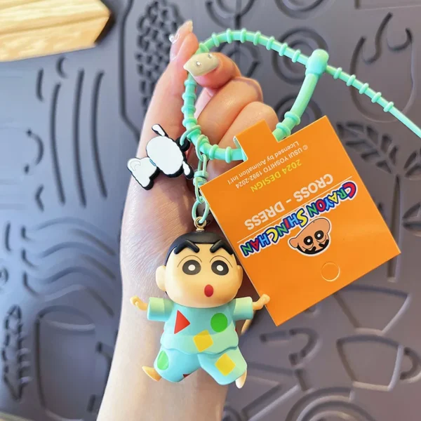 Crayon Shin-chan Keychains Creative Anime Doll Cute Bag Pendant